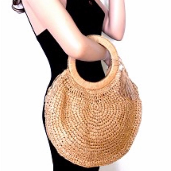 💙Woven Straw Bag | Straw purse | Straw Tote - Picture 3 of 7